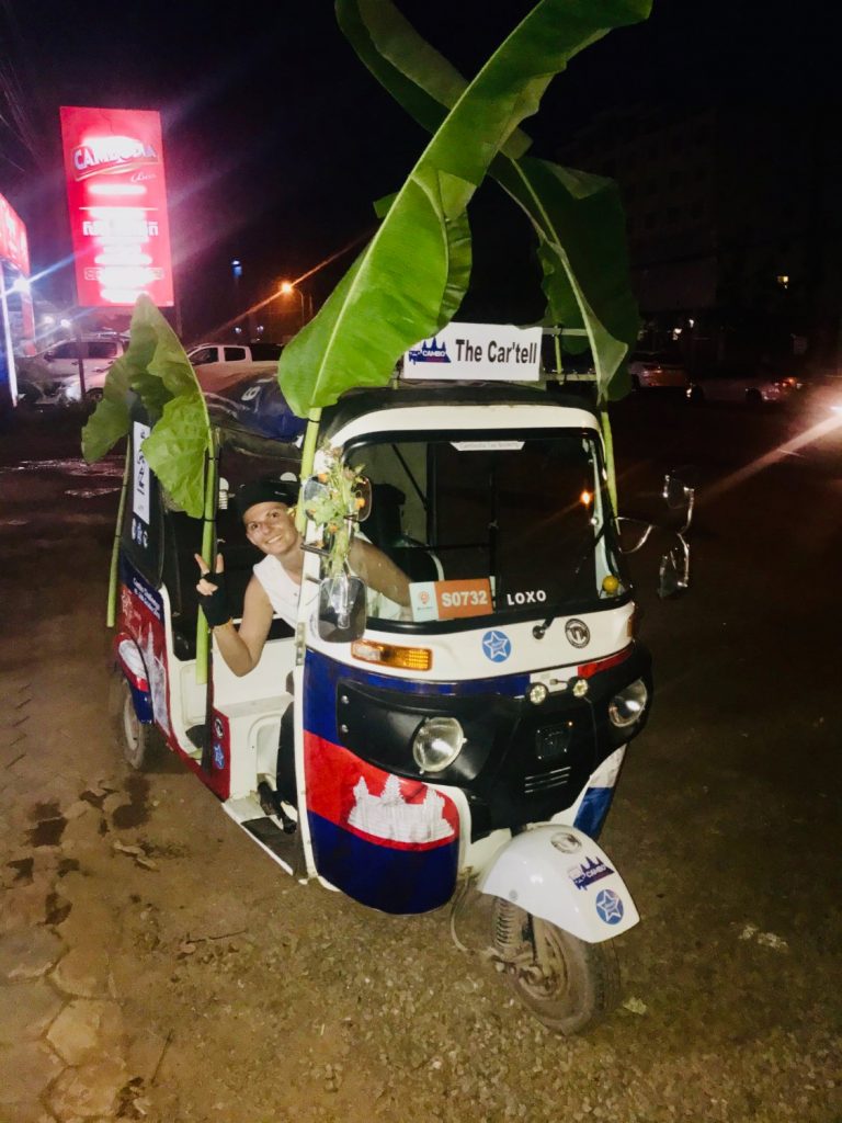 Cambo Challenge decorated tuktuk